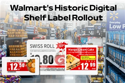 Ang Makasaysayang Digital Shelf Label Rollout ng Walmart