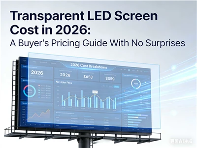 Transparent na LED Screen na Gastos sa 2026 Isang Gabay sa Pagpepresyo ng Mam...