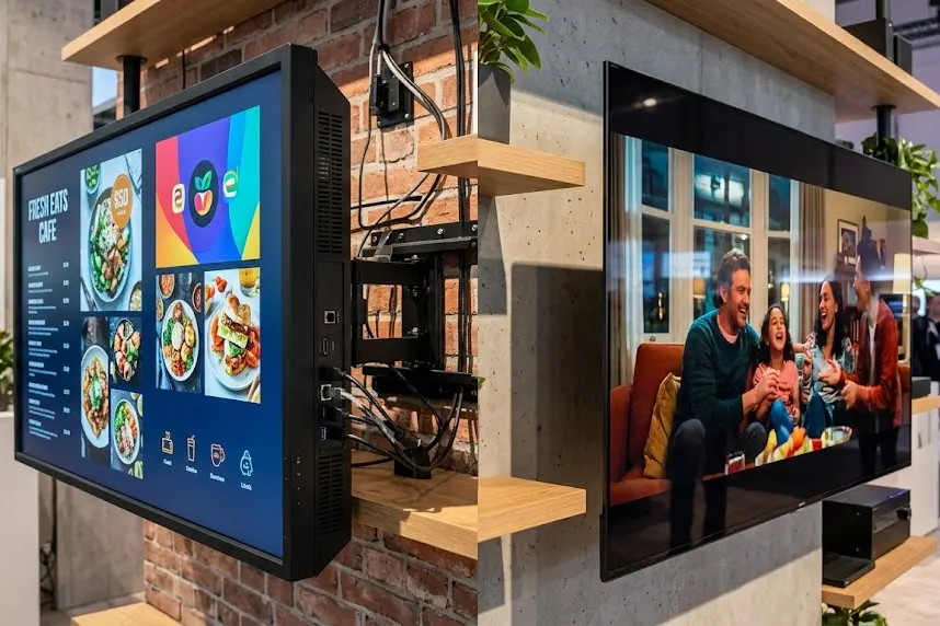Commercial Display vs Consumer TV: Mga Pangunahing Pagkakaiba, Mga Tunay na G...