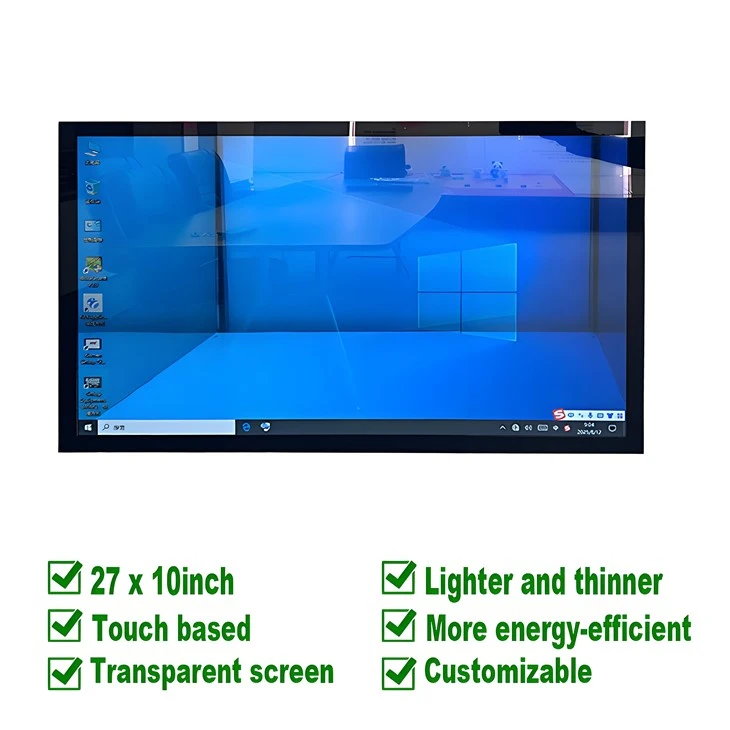 27x10 Transparent na Touch Screen