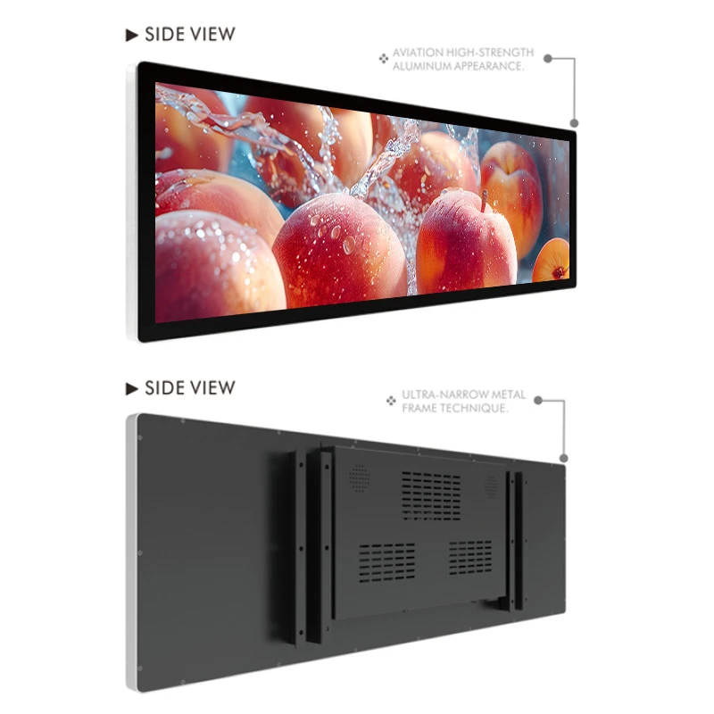 35.5 Inch LCD Bar Display Double Face Screen 